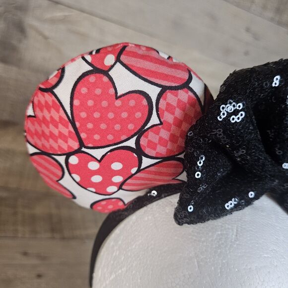 Minnie Mouse Ears Heart Disney Ears Handmade - Picture 4 of 5